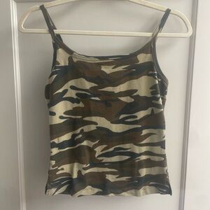 Camo Print Women's Tank Top